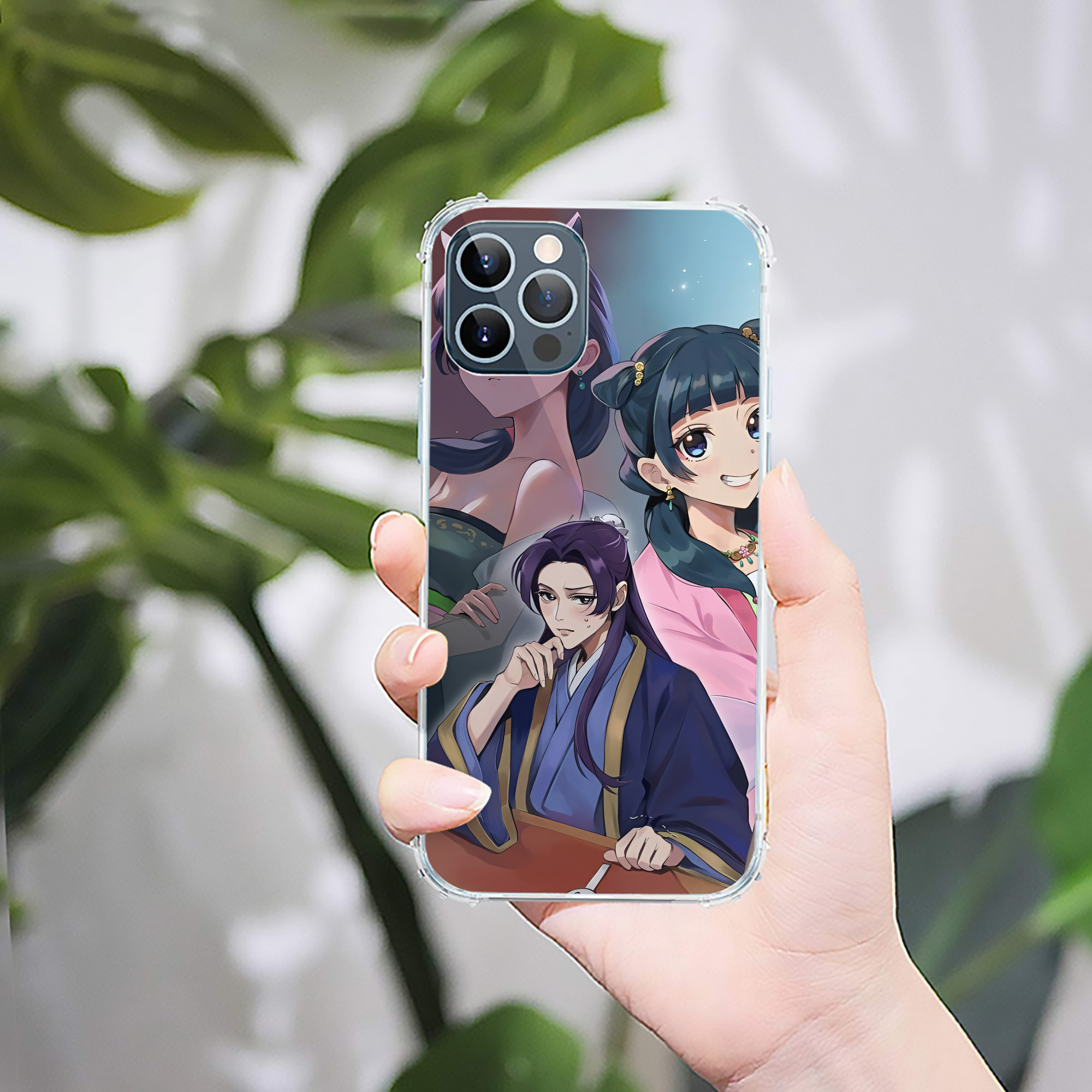 （画像用） 薬屋のひとりごと The Apothecary Diaries 【iPhone 12シリーズ対応】透明スマホケース（クリアソフトケース）